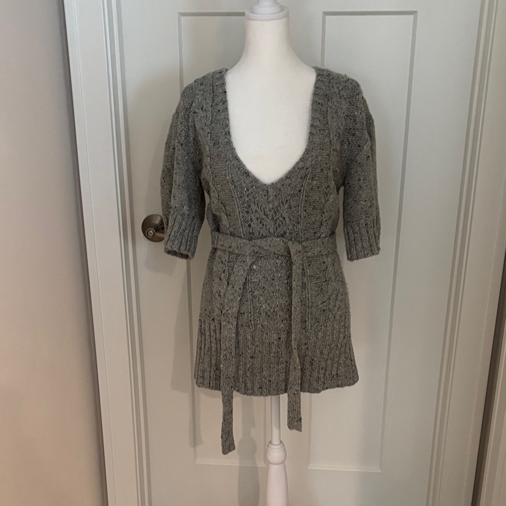 a.n.a Gray Knit Sweater